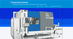 Desktop Screenshot of klingelnberg.it